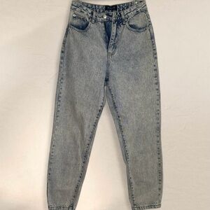 White Fox Boutique high waisted straight leg denim jeans